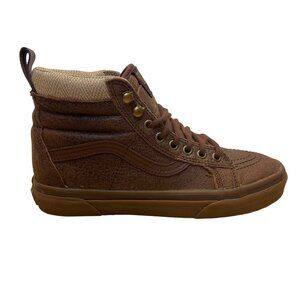 Vans Unisex Dark Brown Leather SK8-Hi MTE Sneakers Size US 6.5 M/8W